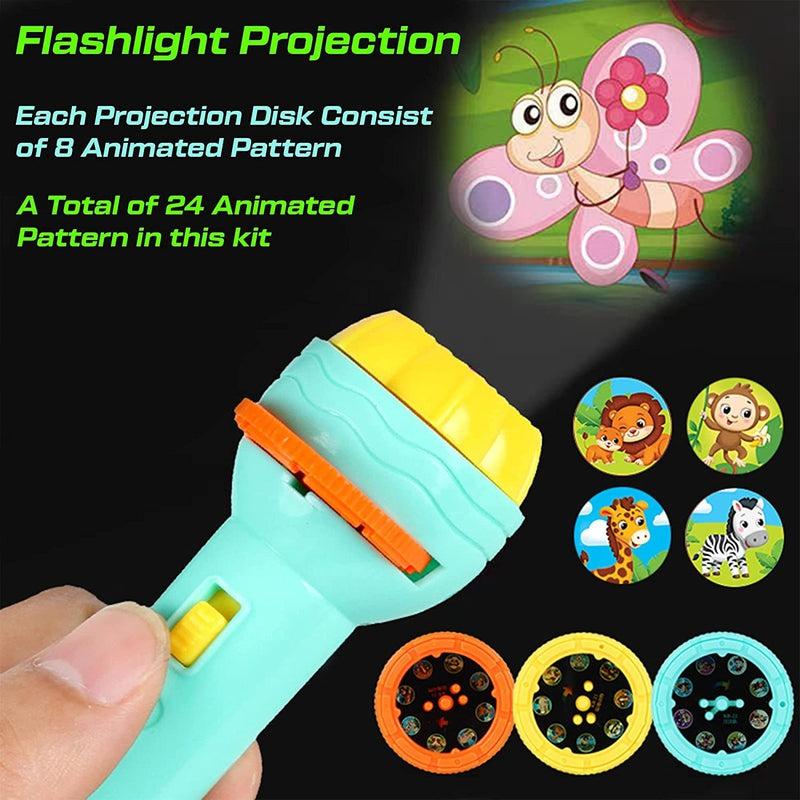 Slide Flashlight Torch Education Learning - Kids Toy