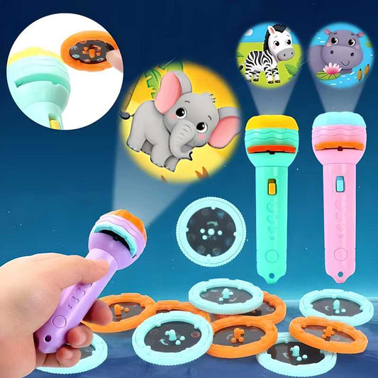 Slide Flashlight Torch Education Learning - Kids Toy