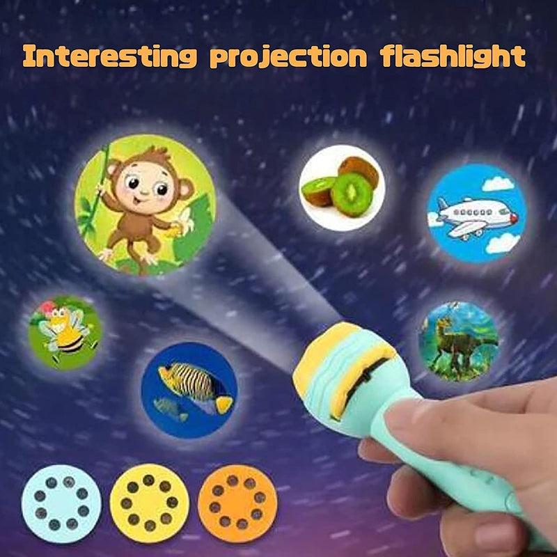 Slide Flashlight Torch Education Learning - Kids Toy