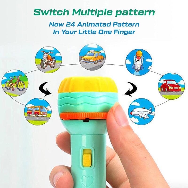 Slide Flashlight Torch Education Learning - Kids Toy